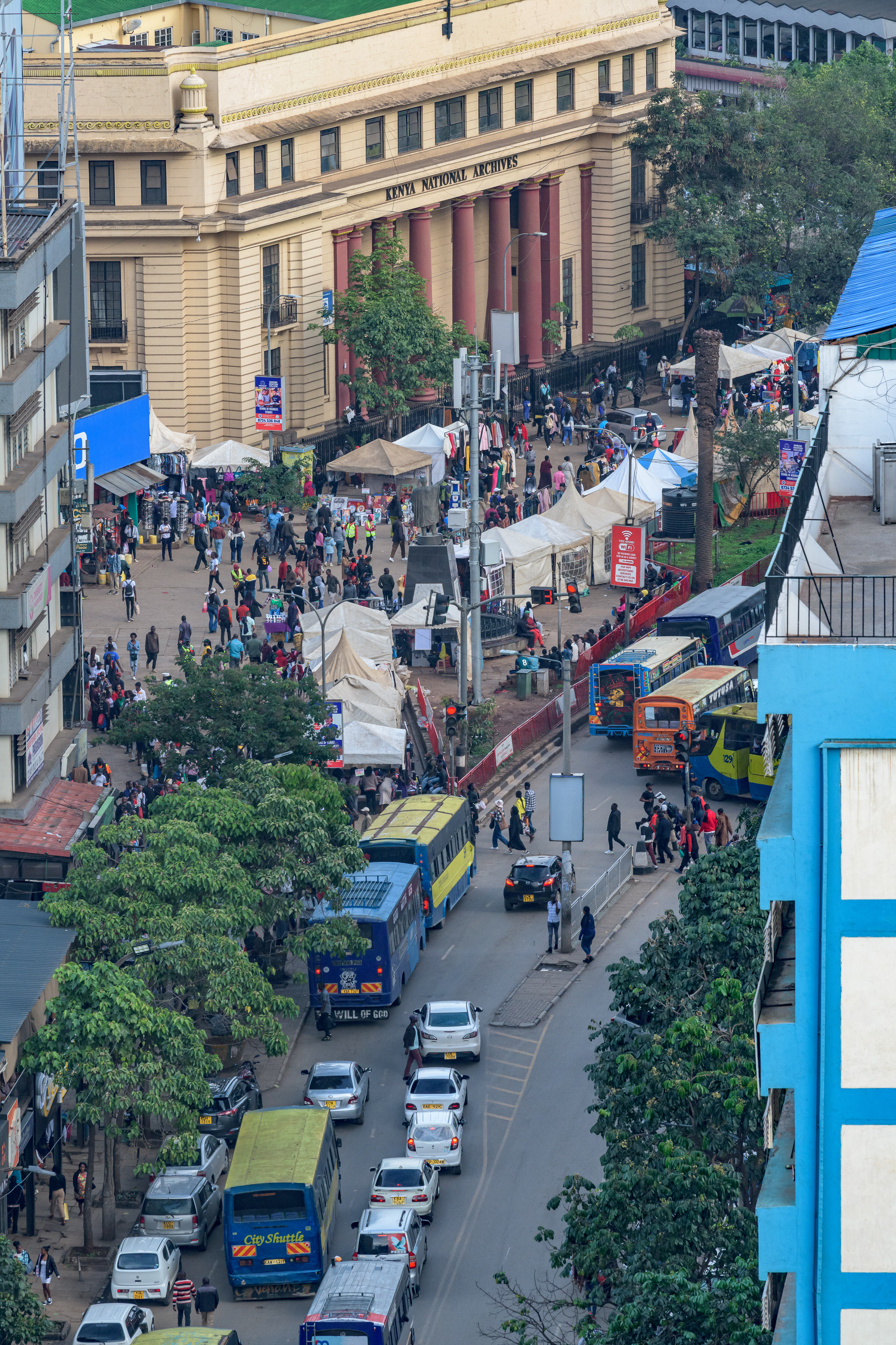 Cliff Courier Services delivery rider in Nairobi
